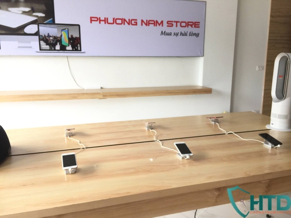 Thiết bị chống trộm điện thoại tại cửa hàng phương nam Store