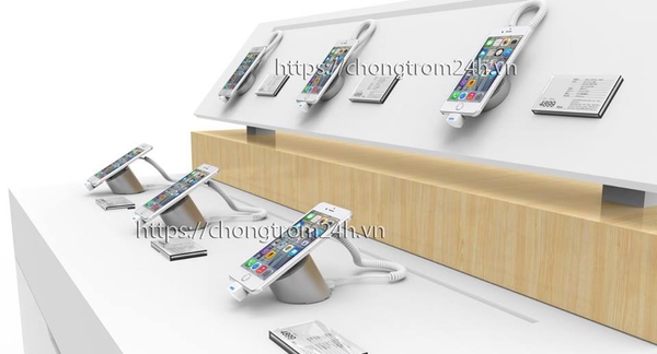 chống trộm điện thoại trưng bày