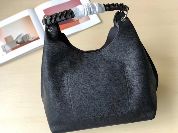 Túi xách Louis Vuitton Mahina Leather Carmel Hobo Bag M52950 Black Noir – sheestore