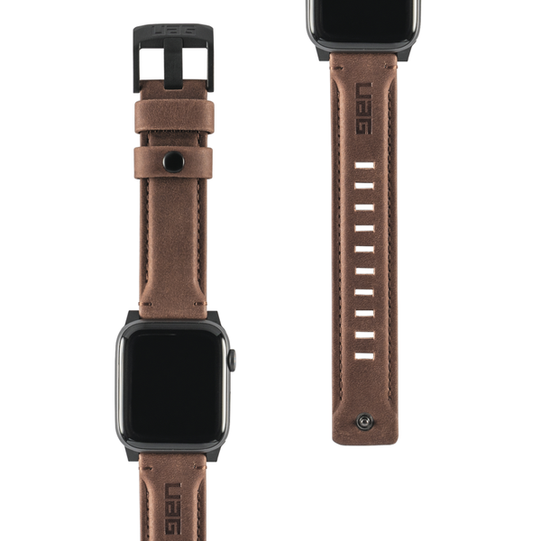 Dây đeo UAG Apple Watch 44mm/42mm Leather Strap Brown