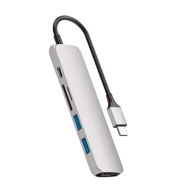Cổng Chuyển HyperDrive BAR 6 IN 1 USB-C Hub HD22E