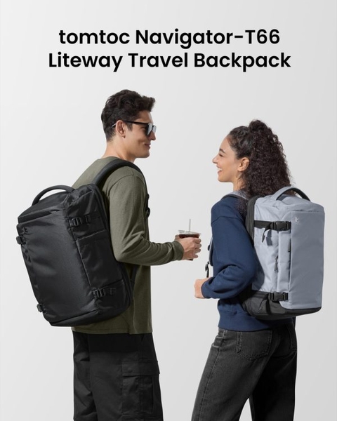 Balo Tomtoc Liteway Travel 28L Laptop 16 inch Backpack T66
