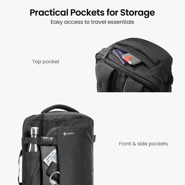 Balo Tomtoc Travel Backpack 40L A82-F01D