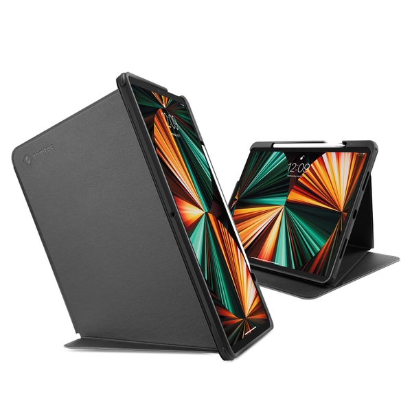 Bao da Tomtoc Vertical từ tính đa góc Inspire Tri-Mode cho iPad Pro 12.9 inch 2021 B02-008