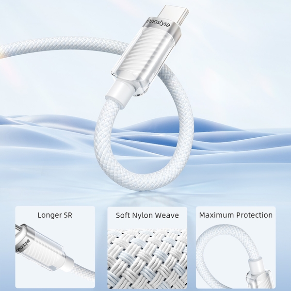 Cáp INNOSTYLE USB-C To USB-C Crystalshine 1.5M SCC150