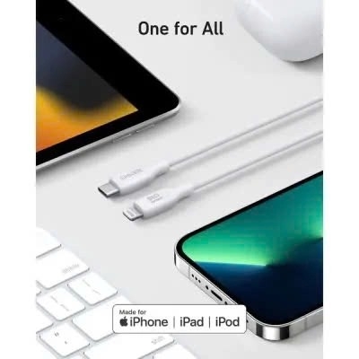 CÁP SẠC NHANH ANKER 542 USB-C TO LIGHTNING MFI 1.8M A80B2