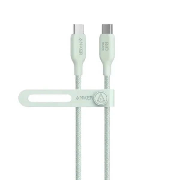 Cáp Sạc Nhanh ANKER Bọc Dù BIO-BRAIDED USB-C To USB-C 240W 0.9M A80E5