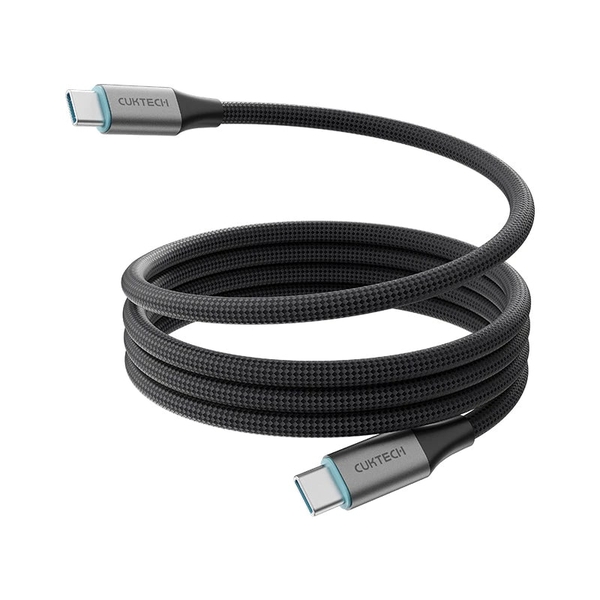 Cáp Sạc Nhanh Cuktech USB-C To USB-C 6A 240W Hít Từ Tính – CMC610