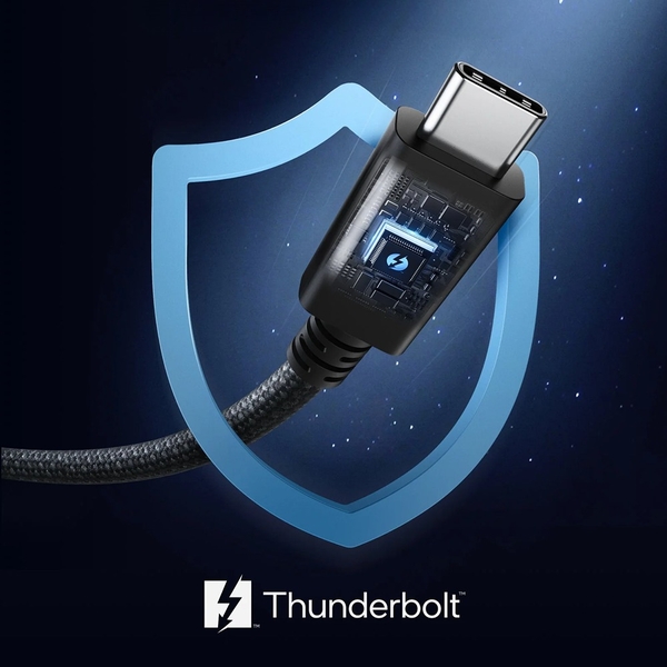 Cáp Thunderbolt 5 ANKER Prime USB-C To USB-C (0.5M, 80Gbps, 240W) - A84N1