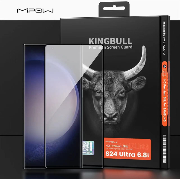 Cường Lực MIPOW KINGBULL Samsung S24 ULTRA 6.8inch HD Premium Silk
