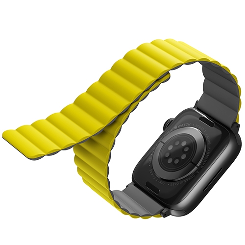 Dây đeo UNIQ Revix Reversible Magnetic Silicone Strap (42/44/45/49mm) For Apple Watch 1~7/ SE