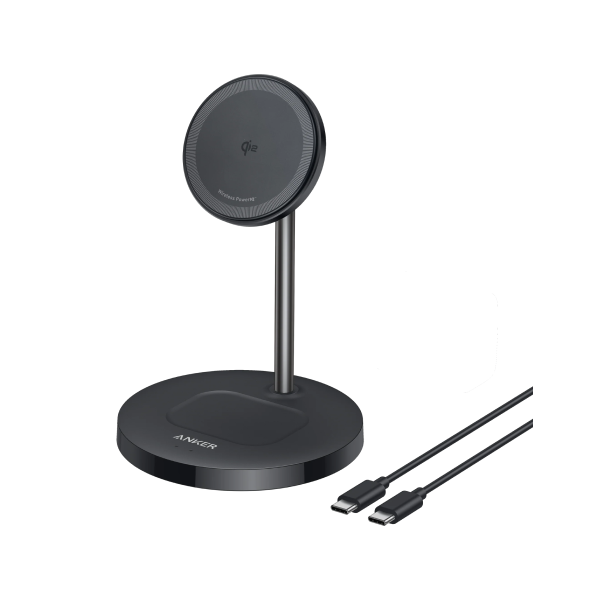 Đế Sạc Không Dây 2 in 1 Anker MagGo 15W Qi2 A2544
