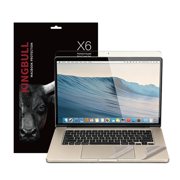 Miếng Bảo Vệ MIPOW KINGBULL MACSHIELD 3M 6 in 1 Skin Protector Cho Macbook Air 13.6