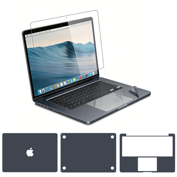 Miếng Bảo Vệ MIPOW KINGBULL MACSHIELD 3M 6 in 1 Skin Protector Cho Macbook Air 13.6