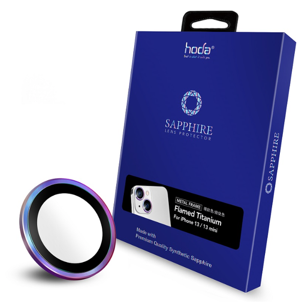 Miếng dán bảo vệ camera HODA Sapphire cho iPhone 13 và 13 Mini