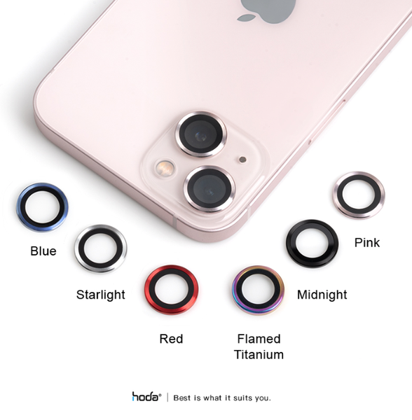 Miếng dán bảo vệ camera HODA Sapphire cho iPhone 13 và 13 Mini