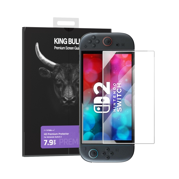 MIẾNG DÁN CƯỜNG LỰC MIPOW KINGBULL HD PREMIUM SILK FOR NINTENDO SWITCH 2 – BJ-NS2-CR