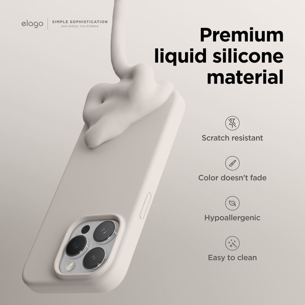 Ốp lưng ELAGO Silicone Case iPhone 15 Pro Max