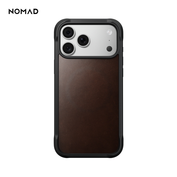 Ốp lưng NOMAD iPhone 18 Pro Max Rugged Leather Horween