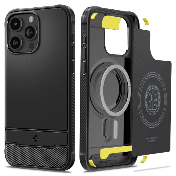 Ốp Lưng iPhone 15 PRO MAX SPIGEN Rugged Armor (MAGFIT)