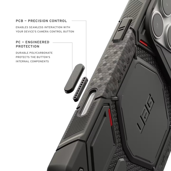 Ốp lưng UAG iPhone 18 Pro Monarch Pro Kevlar có Magsafe ( Có Nút Camera Control )