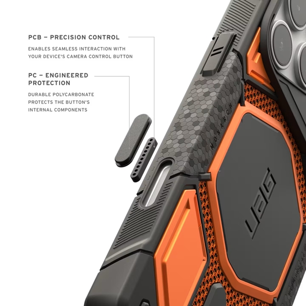 Ốp lưng UAG iPhone 18 Pro Max Monarch Pro Kevlar có Magsafe ( Có Nút Camera Control )
