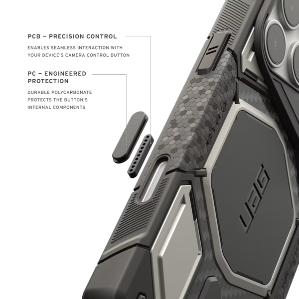 Ốp lưng UAG iPhone 18 Pro Max Monarch Pro có Magsafe ( Có Nút Camera Control )