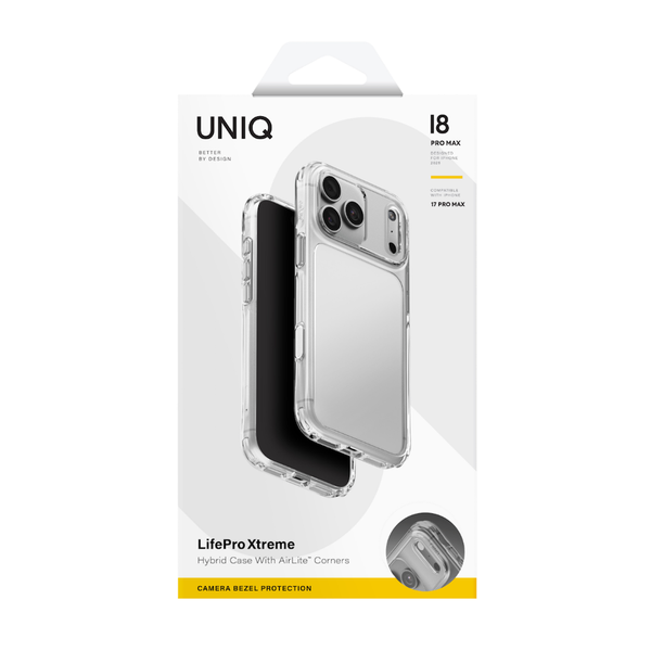 Ốp lưng UNIQ HYBRID iPhone 18 Pro Max LIFEPRO XTREME