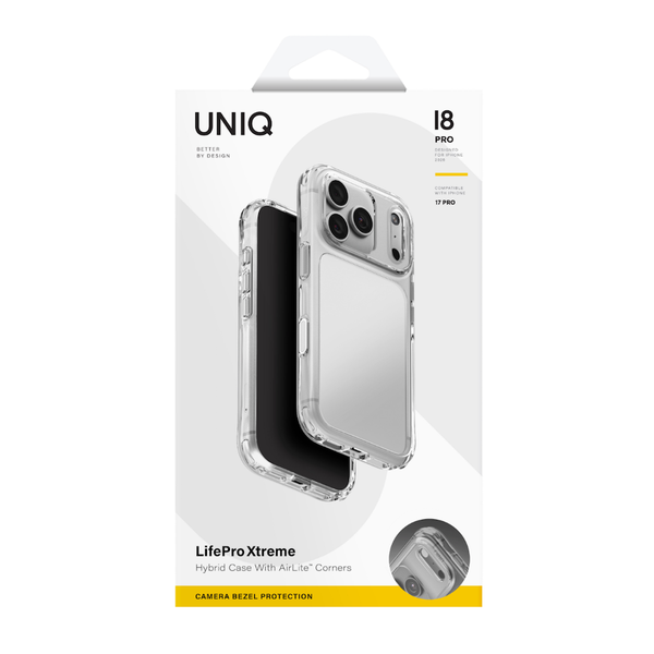Ốp lưng UNIQ HYBRID iPhone 18 Pro LIFEPRO XTREME