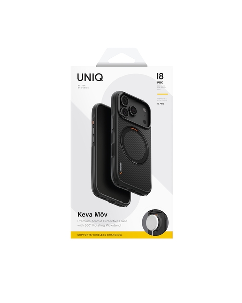 Ốp lưng UNIQ HYBRID iPhone 18 Pro Magclick Charging KEVA MOV