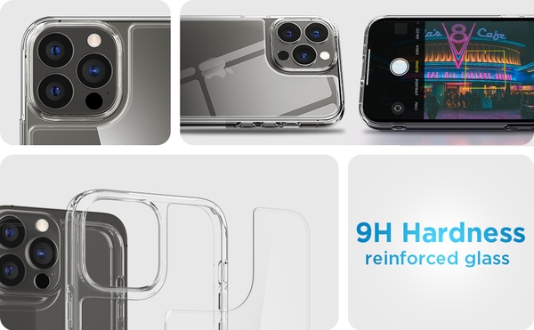 Ốp lưng Spigen iPhone 13 Pro Max Quartz.H Crystal Clear