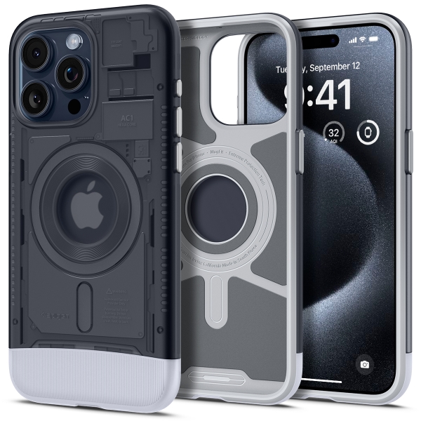 Ốp Lưng iPhone 15 PRO MAX SPIGEN Classic C1 Magfit