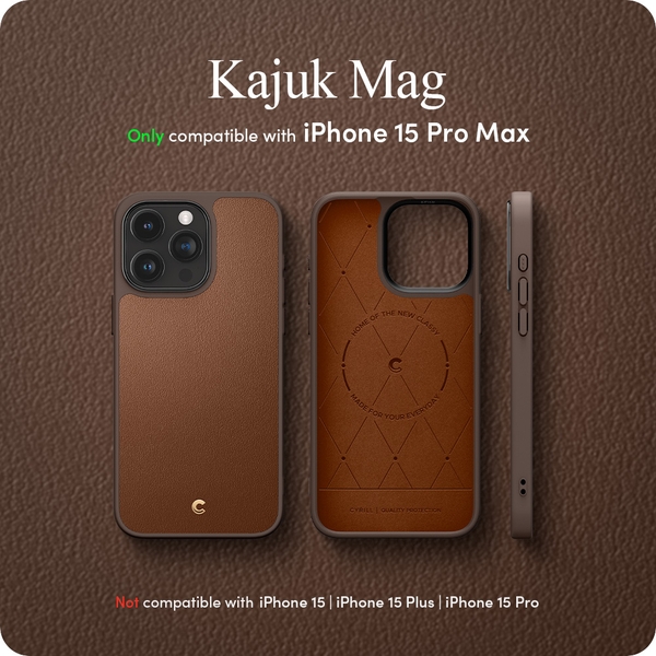 Ốp Lưng iPhone 15 PRO MAX SPIGEN Cyrill Kajuk Mag