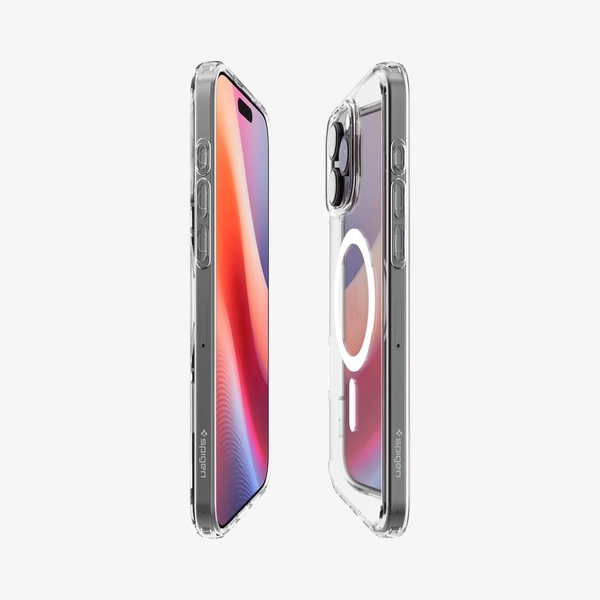 Ốp Lưng iPhone 16 PRO MAX SPIGEN Crystal Hybrid Magfit White