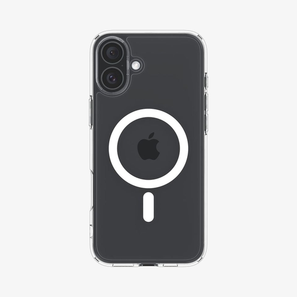 Ốp Lưng iPhone 16 PLUS SPIGEN Crystal Hybrid Magfit White