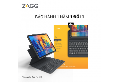 Ốp lưng kèm bàn phím ZAGG Pro Keys iPad Pro 12.9 inch