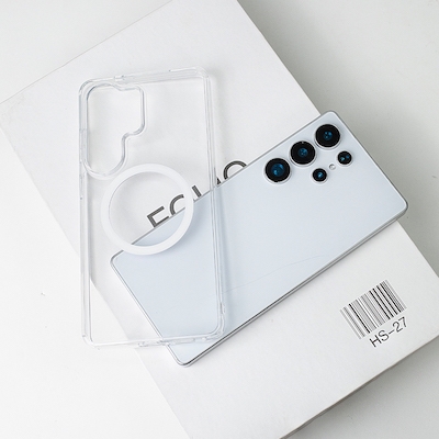 Ốp Lưng Magsafe MIPOW QI2 Samsung Galaxy S26 Ultra Tempered Transparent (BAYER GERMANY) – MGCS26