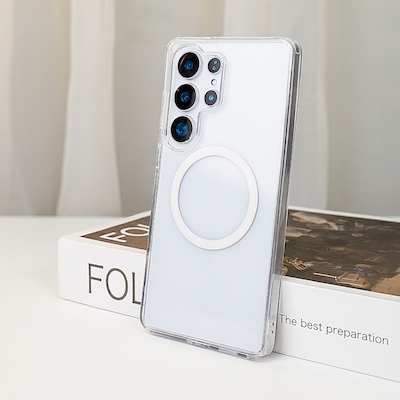 Ốp Lưng Magsafe MIPOW QI2 Samsung Galaxy S26 Ultra Tempered Transparent (BAYER GERMANY) – MGCS26