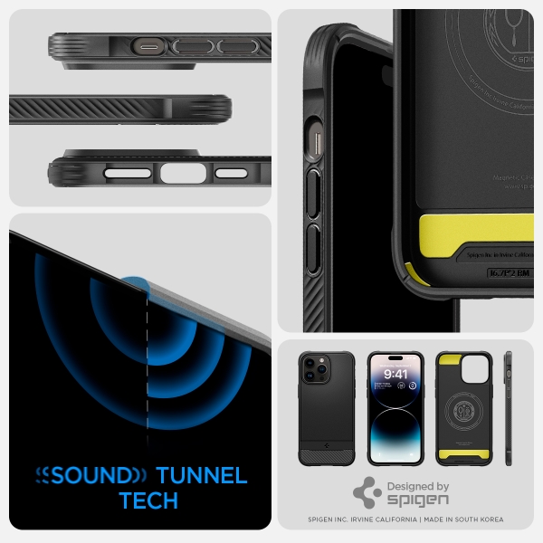Ốp lưng iPhone 14 Pro Max Spigen Rugged Armor Magfit