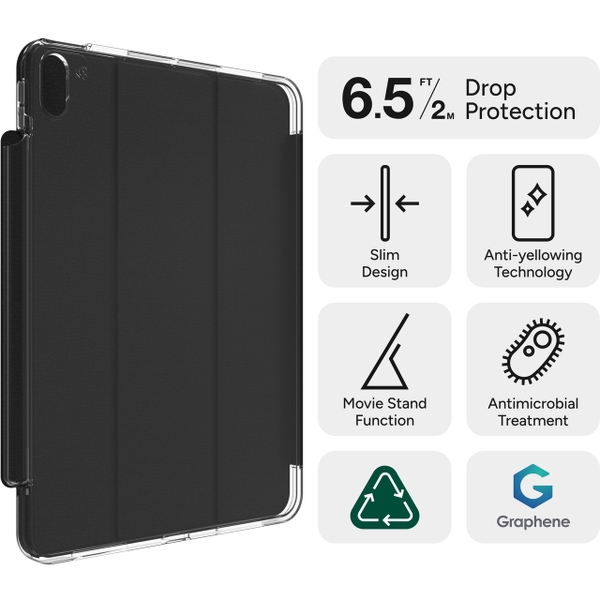 Ốp lưng ZAGG Crystal Palace Folio cho iPad Air 6 11 inch (M2 2024)