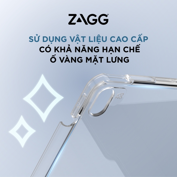 Ốp lưng ZAGG Crystal Palace Folio cho iPad Air 13 inch (M2 2024)