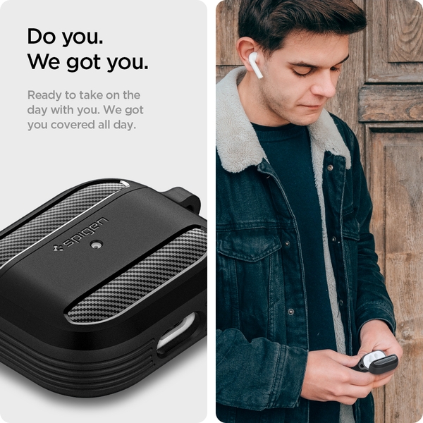 Ốp Spigen Apple AirPods 3 RUGGED ARMOR