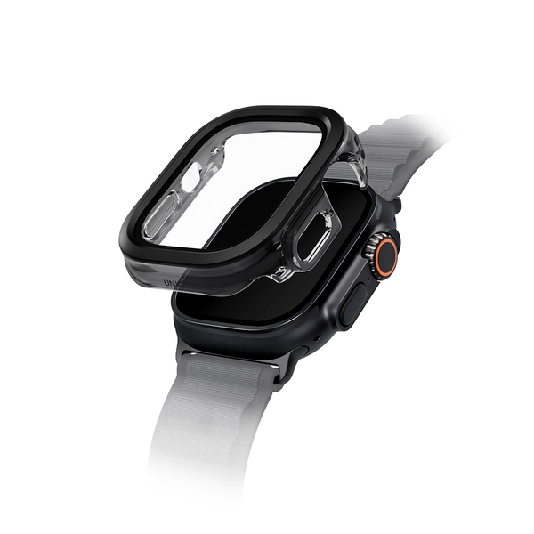 Ốp UNIQ VOUTE With Tempered Glass Screen cho Apple Watch Ultra (49mm)