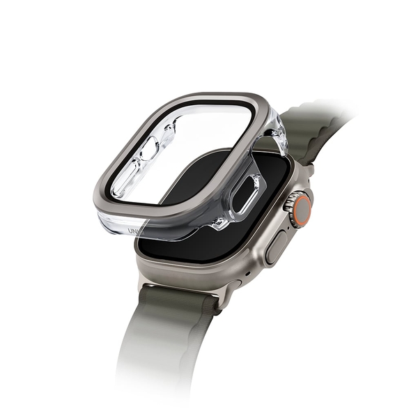 Ốp UNIQ VOUTE With Tempered Glass Screen cho Apple Watch Ultra (49mm)