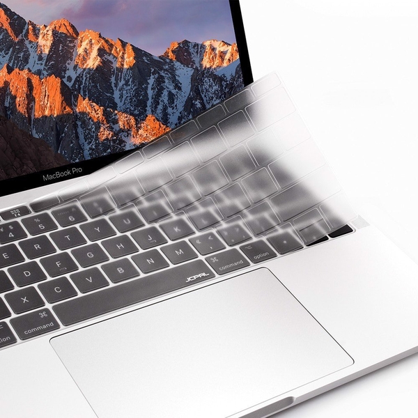 Phủ Phím MacBook JCPAL Fitskin 13 inch 2020 (Touch Bar) (Trong Suốt)