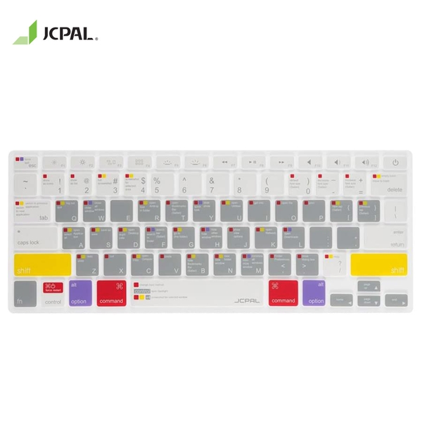 Phủ Phím MacBook JCPAL VERSKIN U.S LEARN MACBOOK PRO 13 2020 (M1)