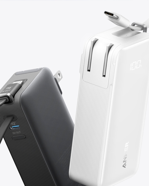 Pin Dự Phòng Anker Fusion 10000 30W (Tích hợp Cáp USB-C) - A1637