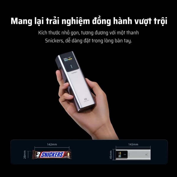Pin dự phòng Cuktech No.10 Power Bank 10.000mAh 150W - PB100P