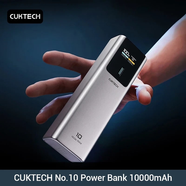 Pin dự phòng Cuktech No.10 Power Bank 10.000mAh 150W - PB100P