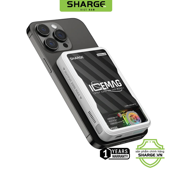 Pin dự phòng SHARGE ICEMAG 20W